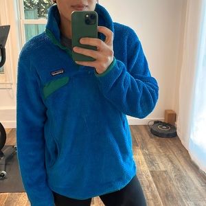 Patagonia sweater blue